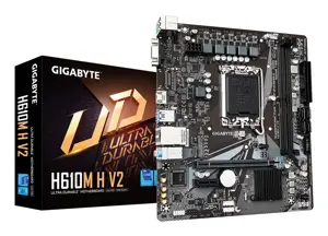 GIGABYTE H610M H V2 Motherboard - Supports Intel Core 14th CPUs, 4+1+1 Hybrid Digital VRM, up to 56…