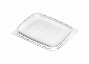 Vienkartinis dangtelis 125/250/500 ml indeliams, PP, skaidrus, 10,8 x 8 cm, 1000 vnt.