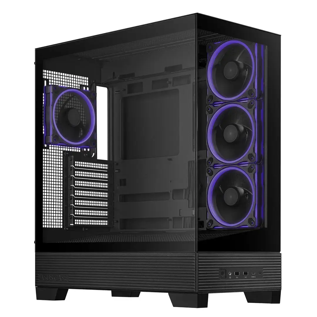 Case ASUS ASUS A31 PLUS Case MidiTower Case product features Transparent panel ATX BTX MicroATX MiniITX Colour Black A31PLUSTGARGBBLACK