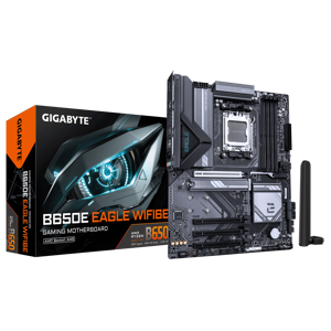 GIGABYTE B650E EAGLE WIFI6E Motherboard - AMD Ryzen 9000 Series CPUs, 8+2+2 Phases VRM, up to 8200M…