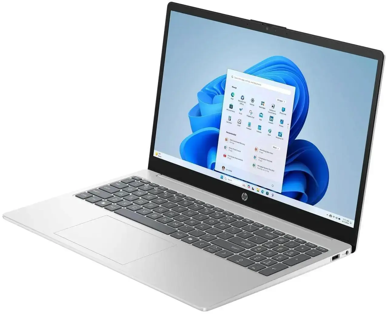 HP 15-fd0154wm i5-1334U 15.6” FHD Touch 12GB SSD 512 Iris Xe Win11 Natural Silver (REPACK) 2Y New Repack/Repacked