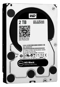 "WD Desktop Black" 2 TB kietasis diskas 7200 aps./min 6 Gb/s serijinės ATA sATA 64 MB spartinančios…