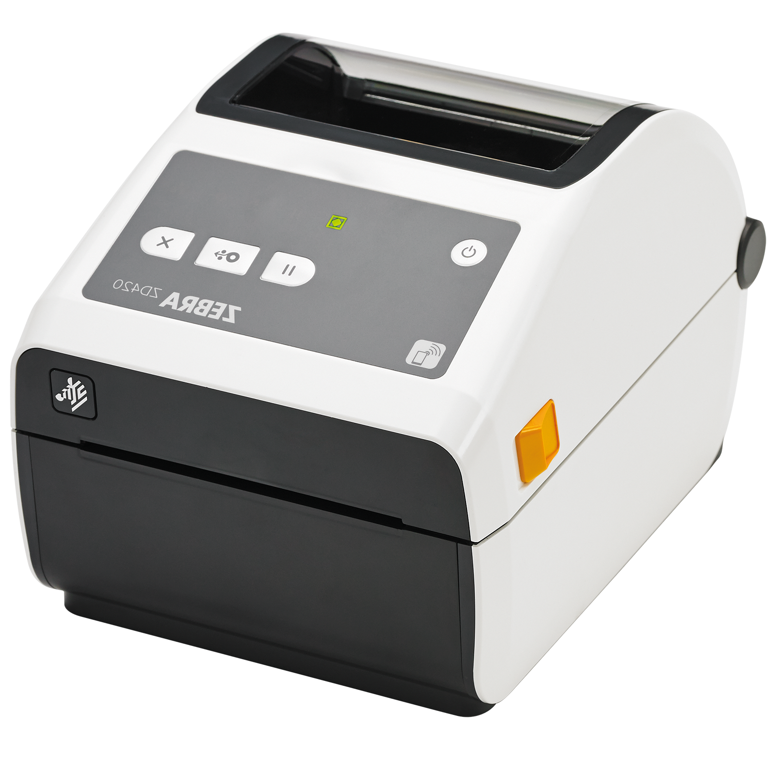 Zebra ZD420t Healthcare, 8 taškų/mm (203 dpi), MS, RTC, EPLII, ZPLII, USB, BT, Wi-Fi, balta