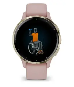 IŠMANUSIS LAIKRODIS VENU 3S/ROSE/GOLD 010-02785-03 GARMIN