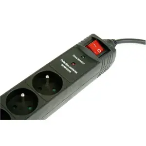 EnerGenie SPF5-C-5 viršįtampių apsauga 5 kintamosios srovės lizdai 250 V 1,5 m Juoda