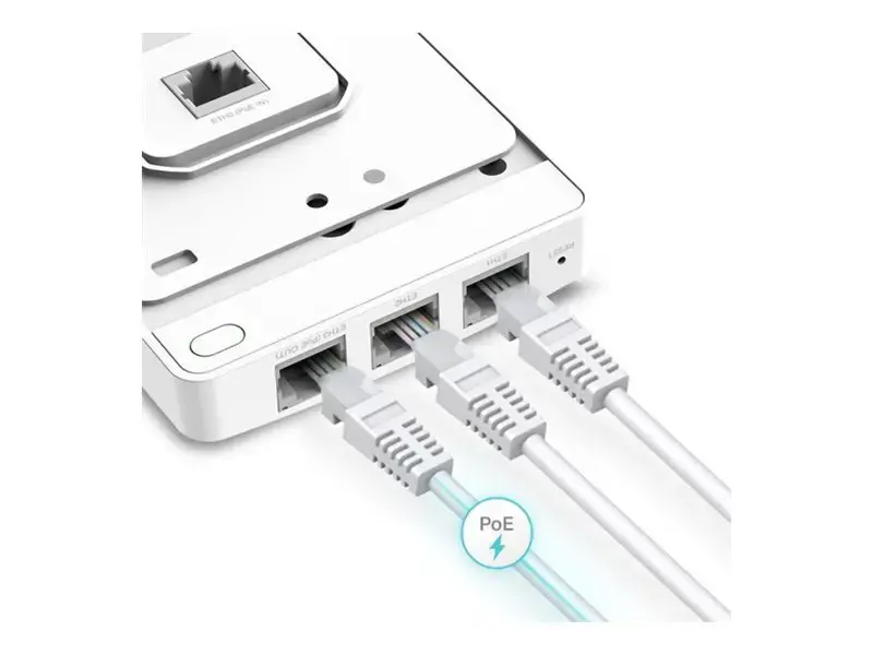 TP-Link AX1800 sieninis WiFi 6 prieigos taškas, 1774 Mbit/s, 574 Mbit/s, 1201 Mbit/s, 10,100,1000 Mbit/s, IEEE 802.11a, IEEE 802.11ac, IEEE 802.11ax, IEEE 802.11b, IEEE 802.11g, IEEE 802.11n, 10/100/1000Base-T(X)