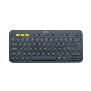"Logitech K380 Multi-Device", mini, belaidis, "Bluetooth", QWERTY, pilkas