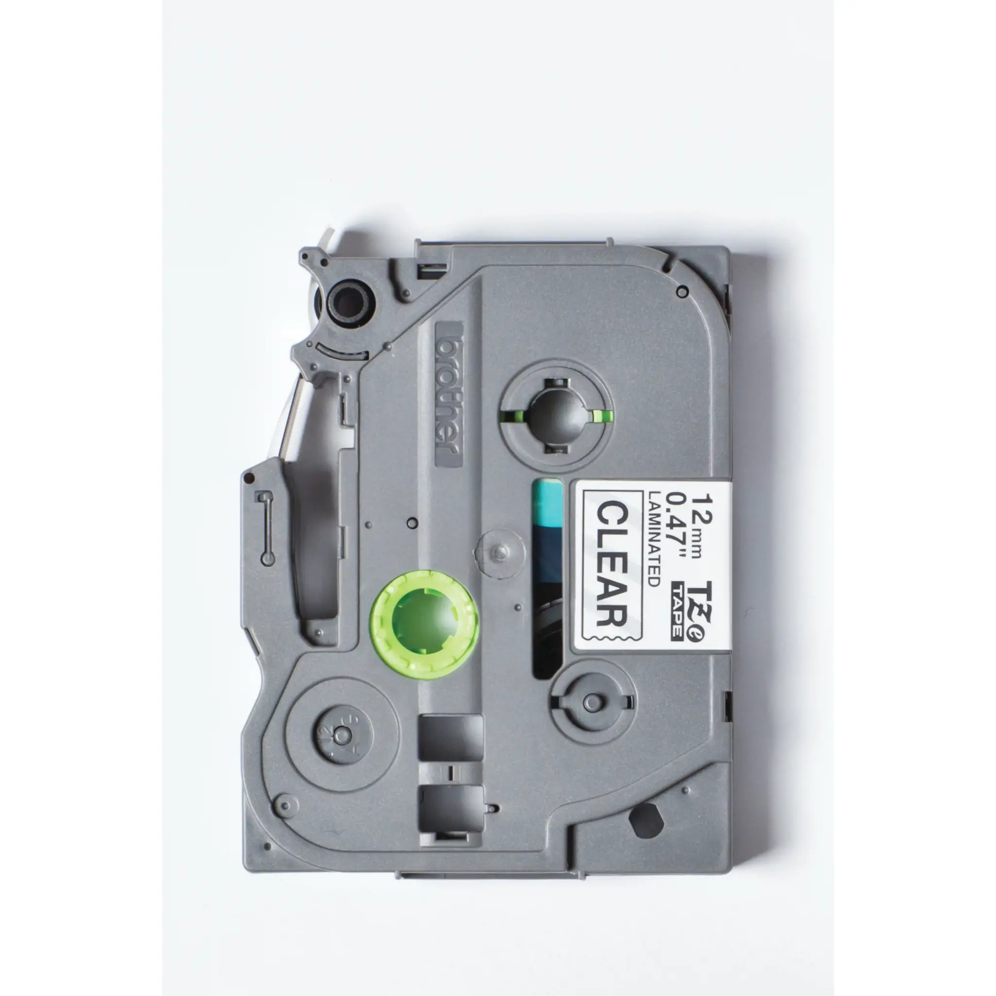 Juostelė BROTHER TZE-131, 12mmx8m, juodos raidės, skaidrus fonas