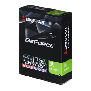 Vaizdo plokštė BIOSTAR GeForce GT 610 2 GB, GDDR3, VN6103THX6
