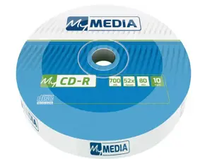 VERBATIM MyMedia CD-R 52x 700MB 10 Pack Wrap