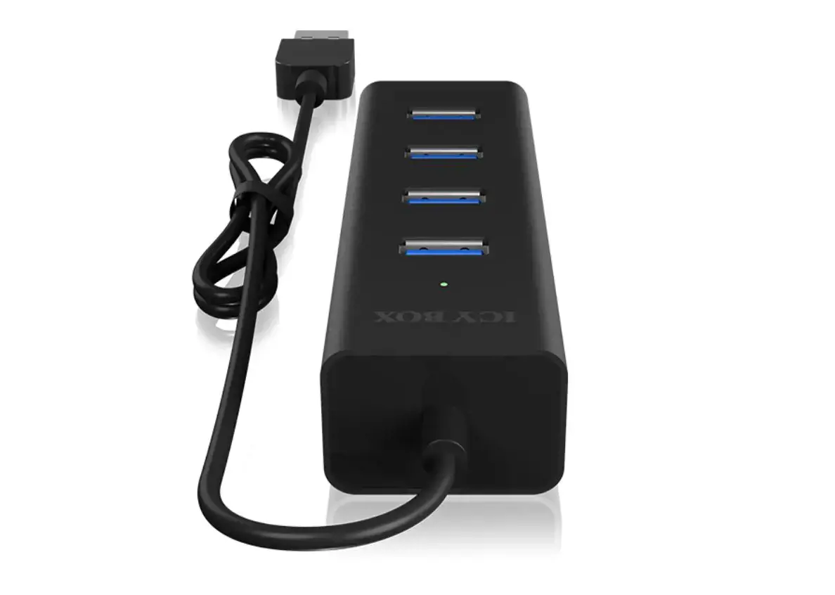 ICYBOX IB-HUB1409-U3 IcyBox 4x USB 3.0 prievadų šakotuvas, juodas