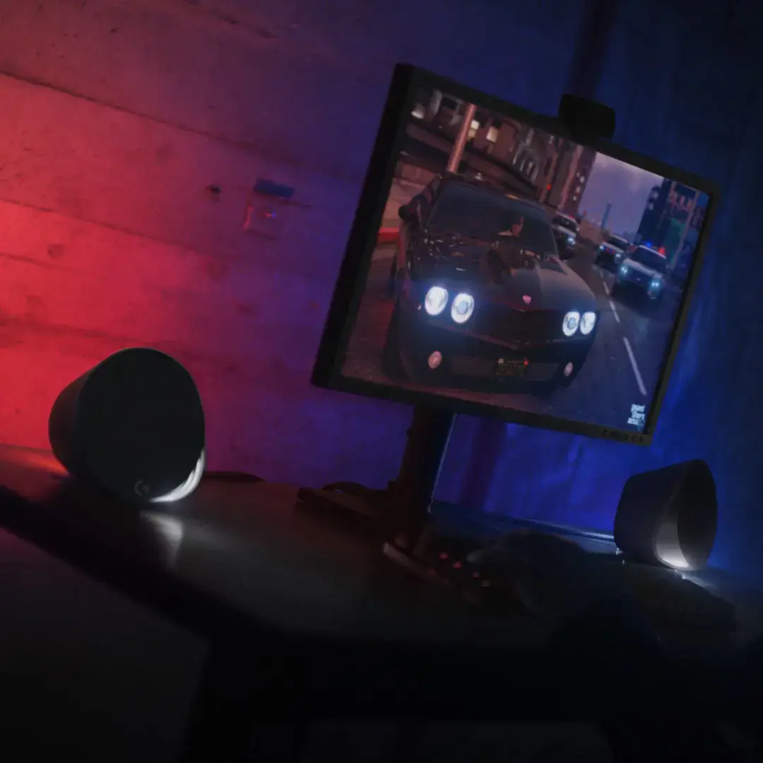 LOGITECH G560 LIGHTSYNC žaidimų garsiakalbiai 2.1 - BLACK - USB