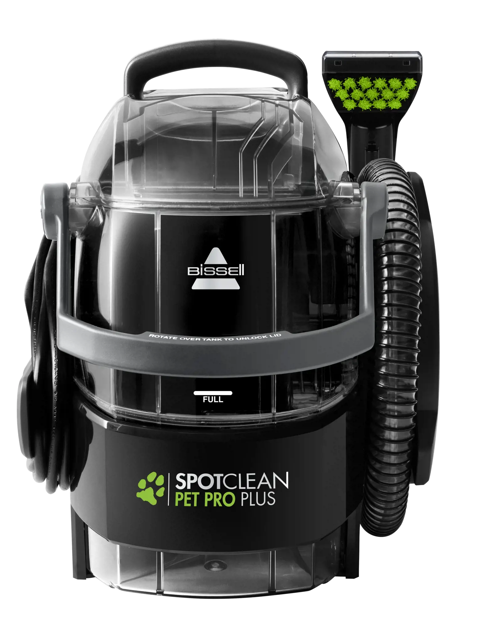 "Bissell SpotClean Pet Pro Plus" valytuvas 37252, veikiantis su laidu, rankinis, juodas/titaninis, 24 mėn. garantija