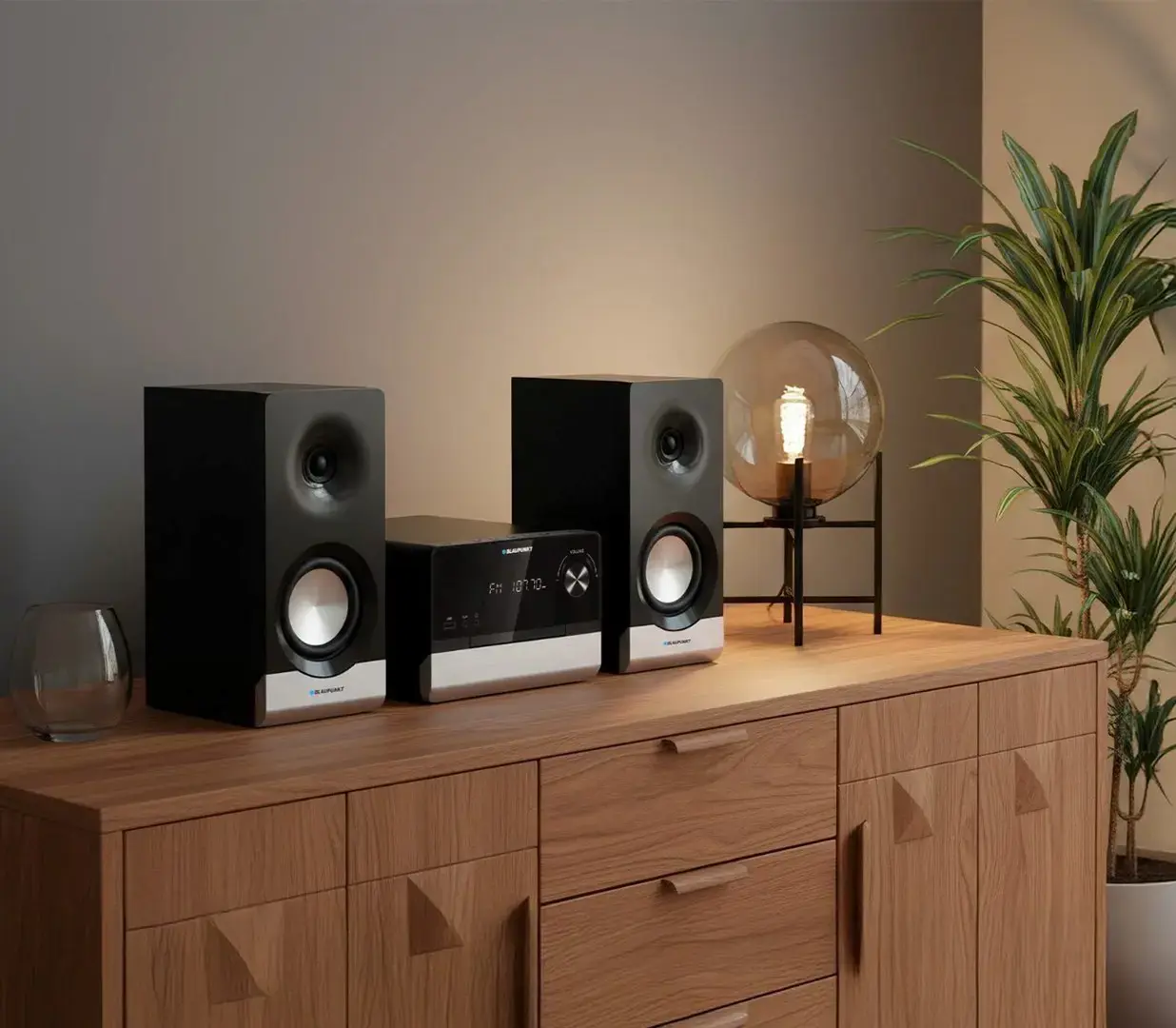 Blaupunkt MS40.2BT Micro hi-fi system black
