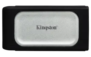 "Kingston XS2000" išorinis SSD diskas (1 TB; USB 3.2; sidabrinis; SXS2000/1000G)