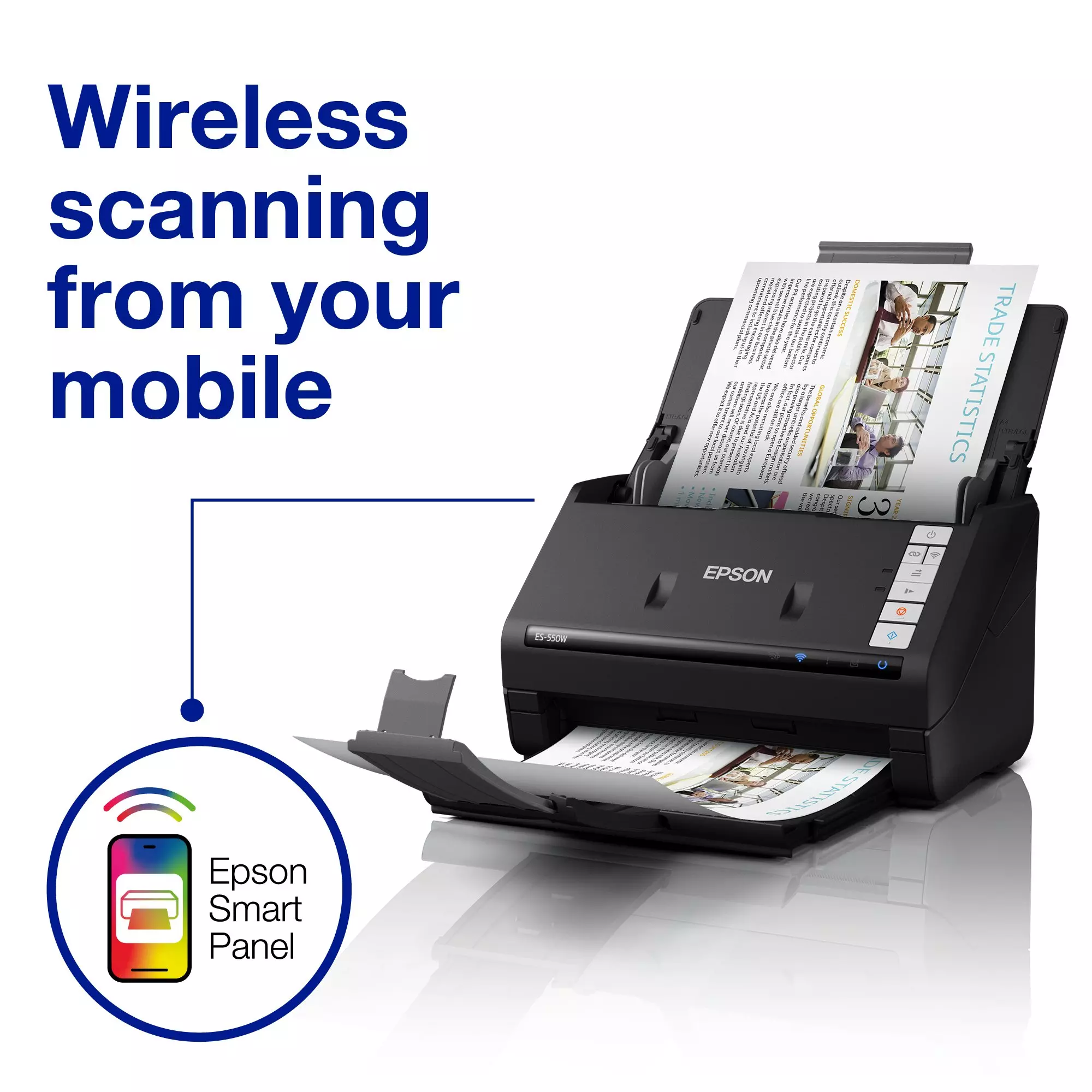 Epson Document scanner | WorkForce ES-550W | Colour