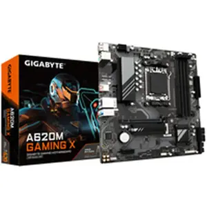 Gigabyte .A620M GAMING XG10 Procesorių šeima AMD, Procesoriaus lizdas AM5, DDR5 DIMM, Atminties lizdai 4, Palaikomos standžiojo disko sąsajos .SATA, M.2, SATA jungčių skaičius 4, Mikroschemų rinkinys AMD A620, Micro ATX