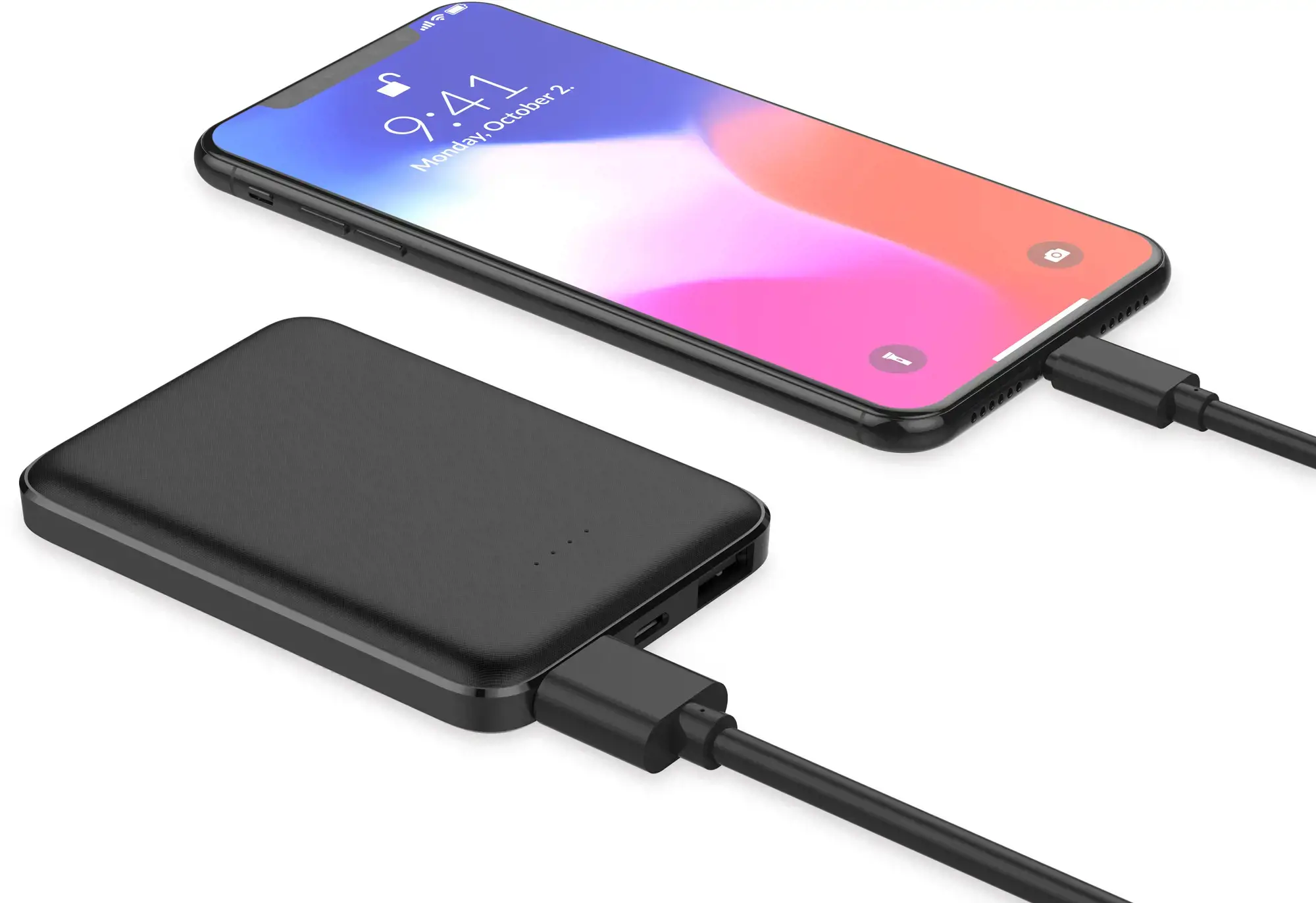 Platinet power bank 5000mAh polimerinis, juodas (44815)