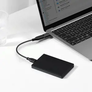 "Baseus Ingenuity" serijos kištukinis adapteris iš C tipo USB į A 3.2 gen 1 juodos spalvos (juodas)
