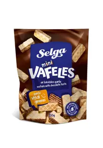 Mini vafliai SELGA šokolado skonio, 250 g