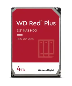 "WD Red Plus" 4 TB SATA 6 Gb/s 3,5 colių 258 MB spartinančiosios atminties vidinis kietasis diskas …