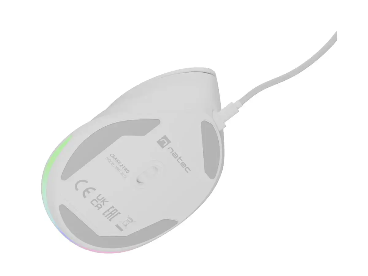 Genesis | Mouse | Natec Crake 2 Pro | Wired | White