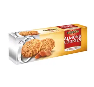 Migdoliniai sausainiai, be cukraus, 130 g