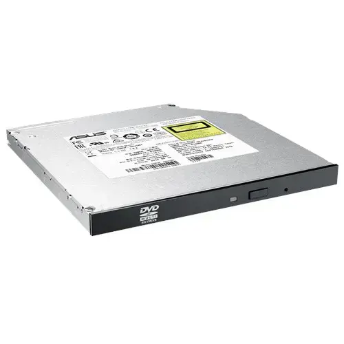 ASUS SDRW-08U1MT, juodas, dėklas, horizontalus, nešiojamasis kompiuteris, DVD-RW, Serial ATA