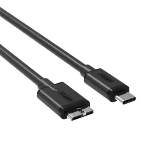 UNITEK Y-C475BK "Unitek" kabelis iš "USB type-C" į "microUSB 3.0", Y-C475BK