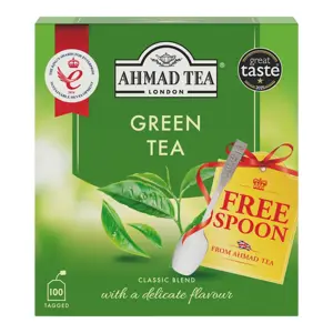 Žalioji arbata AHMAD GREEN TEA, maišeliuose, 100 vnt.