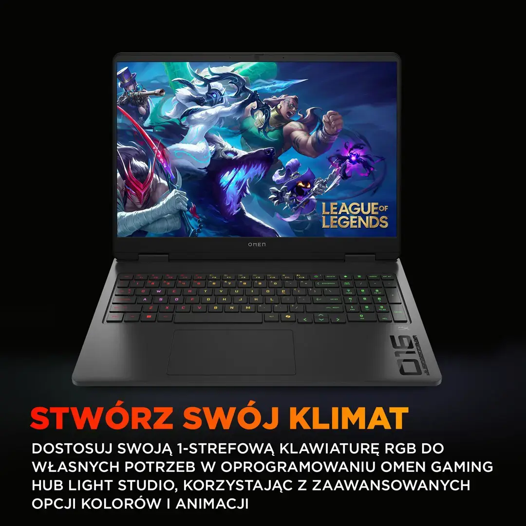 HP OMEN 16-am0022nw 16" gaming laptop, Intel® Core™ i7-14650HX, 2K, 32 GB DDR5-SDRAM, 1 TB SSD, NVIDIA GeForce RTX 5060, Wi-Fi 6 (802.11ax), Windows 11 Home, black