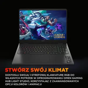 HP OMEN 16-am0022nw 16" gaming laptop, Intel® Core™ i7-14650HX, 2K, 32 GB DDR5-SDRAM, 1 TB SSD, NVIDIA GeForce RTX 5060, Wi-Fi 6 (802.11ax), Windows 11 Home, black