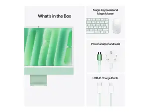 Apple iMac 24” 4.5K Retina, Apple M4 8C CPU, 8C GPU/16GB/256GB SSD/Green/INT | Apple