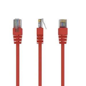 GEMBIRD PP12-3M/R Gembird sujungimo kabelis RJ45, cat.5e, UTP, 3 m, raudonas