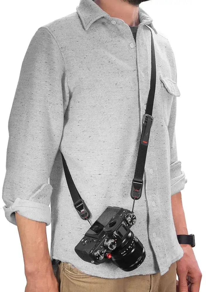 "Peak Design" fotoaparato dirželis "Leash", medžio anglis