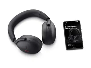 DELL WL7024, Wired & Wireless, Calls/Music, 20 - 20000 Hz, 297 g, Headset, Black
