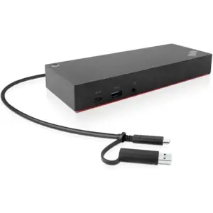 LENOVO ThinkPad Hybrid USB A/C dokas 2xDisplayPort 2xHDMI 2x3840x2160-60Hz 1Gbit LAN 1xUSB-C prieky…