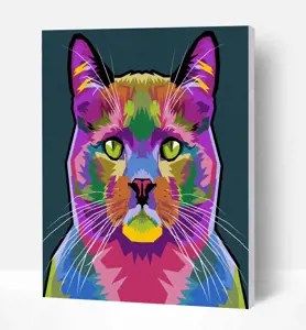 Splat Planet tapyba pagal skaičius, KATĖ 30x40 cm