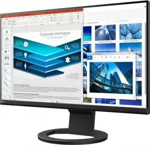 EIZO FlexScan EV2480-BK, 60.5 cm (23.8"), 1920 x 1080 pixels, Full HD, LED, 5 ms, Black