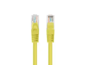 LANBERG Patchcord Cat.6 UTP 1m yellow 10-pack