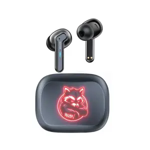 Buxton BTW 8200 Racoon - In-ear wireless earphones with charging case, white