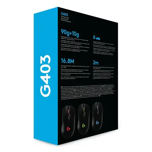 LOGITECH G403 HERO žaidimų pelė EWR2