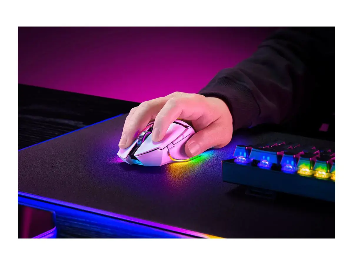 Razer | Gaming Mouse | Basilisk V3 Pro 35K | Optical mouse | Wireless | White | Yes