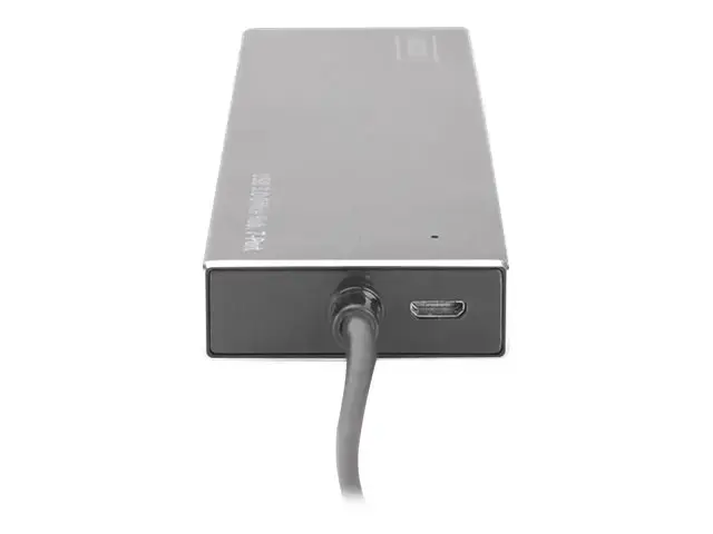 DIGITUS USB 3.0 šakotuvas su 7 prievadais ir 5 V / 3,5 A maitinimo šaltiniu aliuminio korpusas
