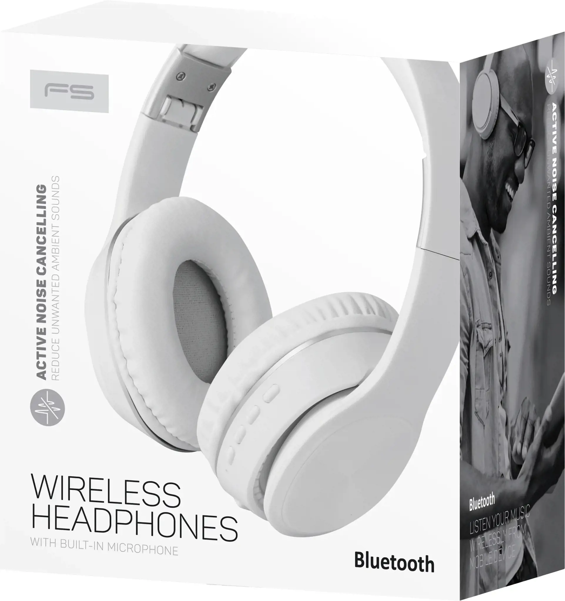 "Omega Freestyle" belaidės ausinės FH0925, baltos spalvos