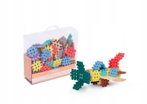 MARIOINEX Mini Waffle Building Blocks Pastel, 140 pieces