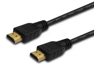 SAVIO CL-194 HDMI cable 1.5 m, black, gold-plated connectors, v2.0 high speed, ethernet/3D