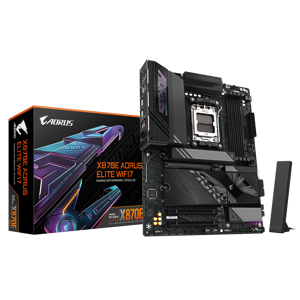 GIGABYTE X870E AORUS ELITE WIFI7 Motherboard - Supports AMD Ryzen 9000 CPUs, 16+2+2 Phases Digital …