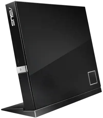 ASUS SBW-06D2X-U, juoda, nešiojamasis kompiuteris, "Blu-Ray DVD Combo", USB 2.0, 2 MB, 80,120 mm