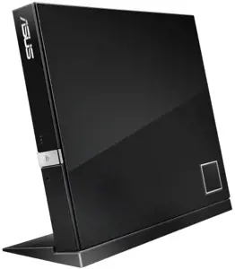 ASUS SBW-06D2X-U, juoda, nešiojamasis kompiuteris, "Blu-Ray DVD Combo", USB 2.0, 2 MB, 80,120 mm